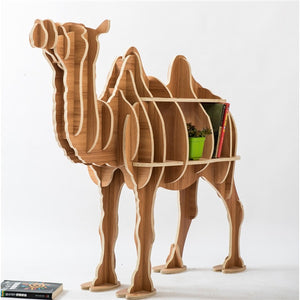 LCamel Wooden Bookcase