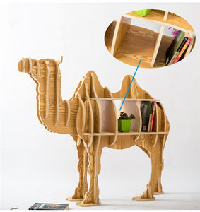 LCamel Wooden Bookcase