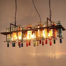 Load image into Gallery viewer, Wine Bottle Iron Pendant Light
