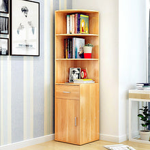 Load image into Gallery viewer, Wooden Corner Bookcase
