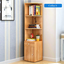 Load image into Gallery viewer, Wooden Corner Bookcase