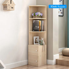 Load image into Gallery viewer, Wooden Corner Bookcase
